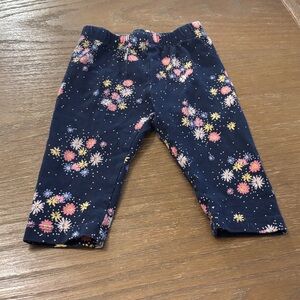 GAP Kids Dark Blue Floral Leggings: 10 for $10